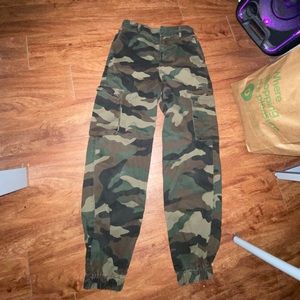 Camo joggers from forever 21